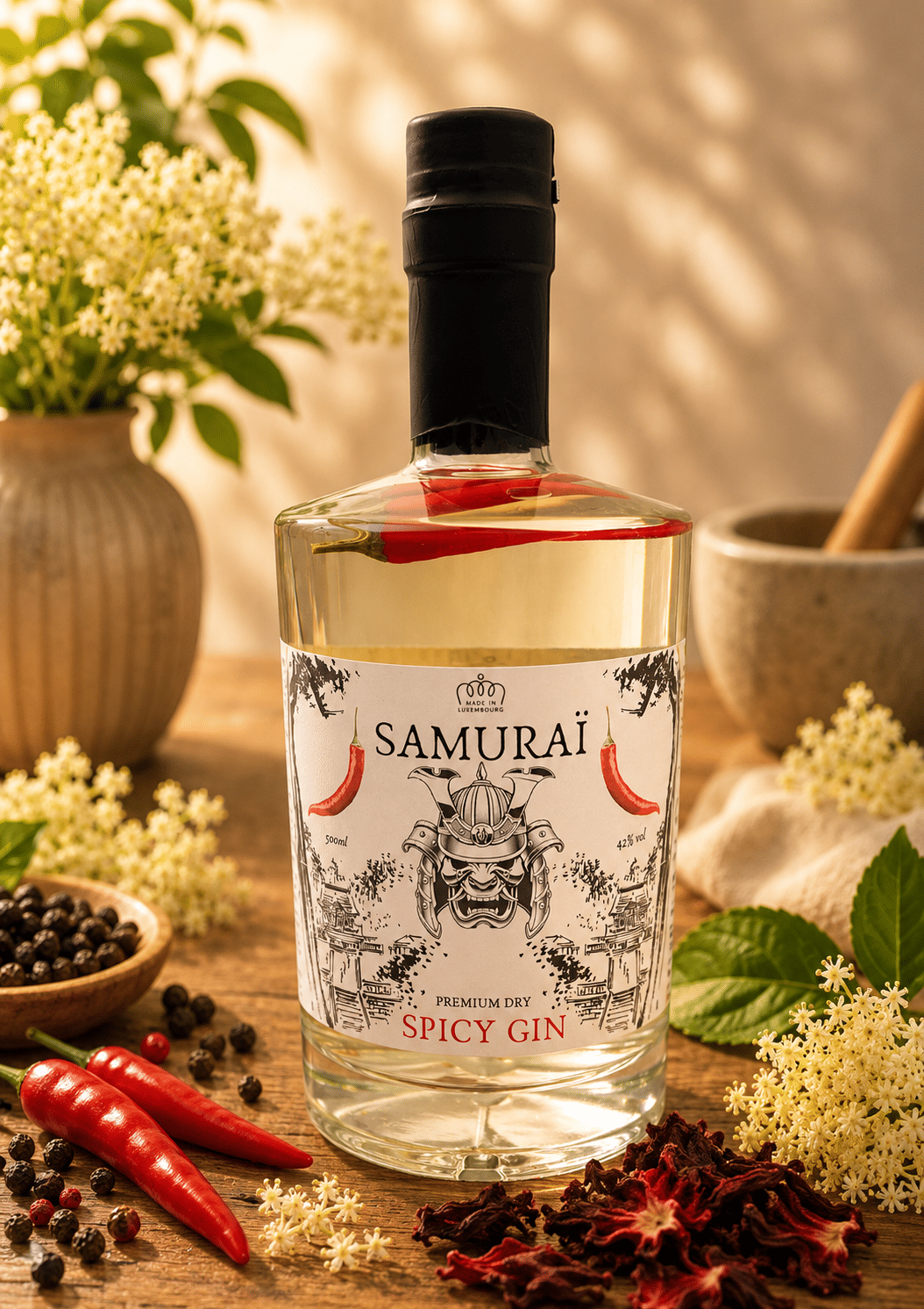 Gin SPICY Samurai 42% 50cl