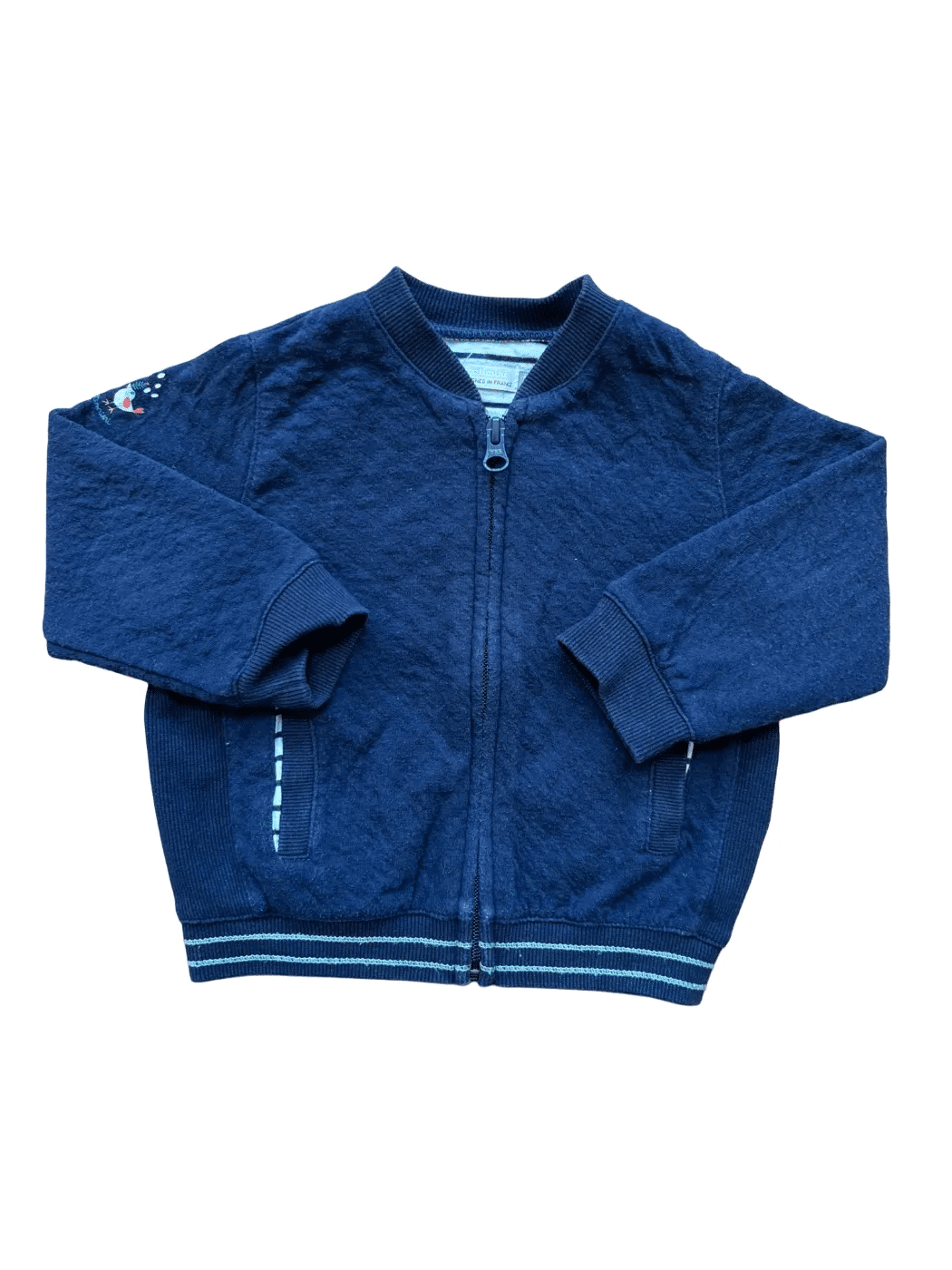 Catimini marineblaues Zip-Cardigan-Sweatshirt (18M)