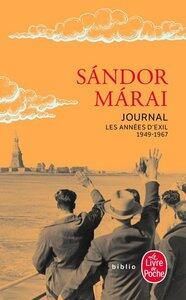 Marai Sandor: Journal - les annees d'exil 1949-1967