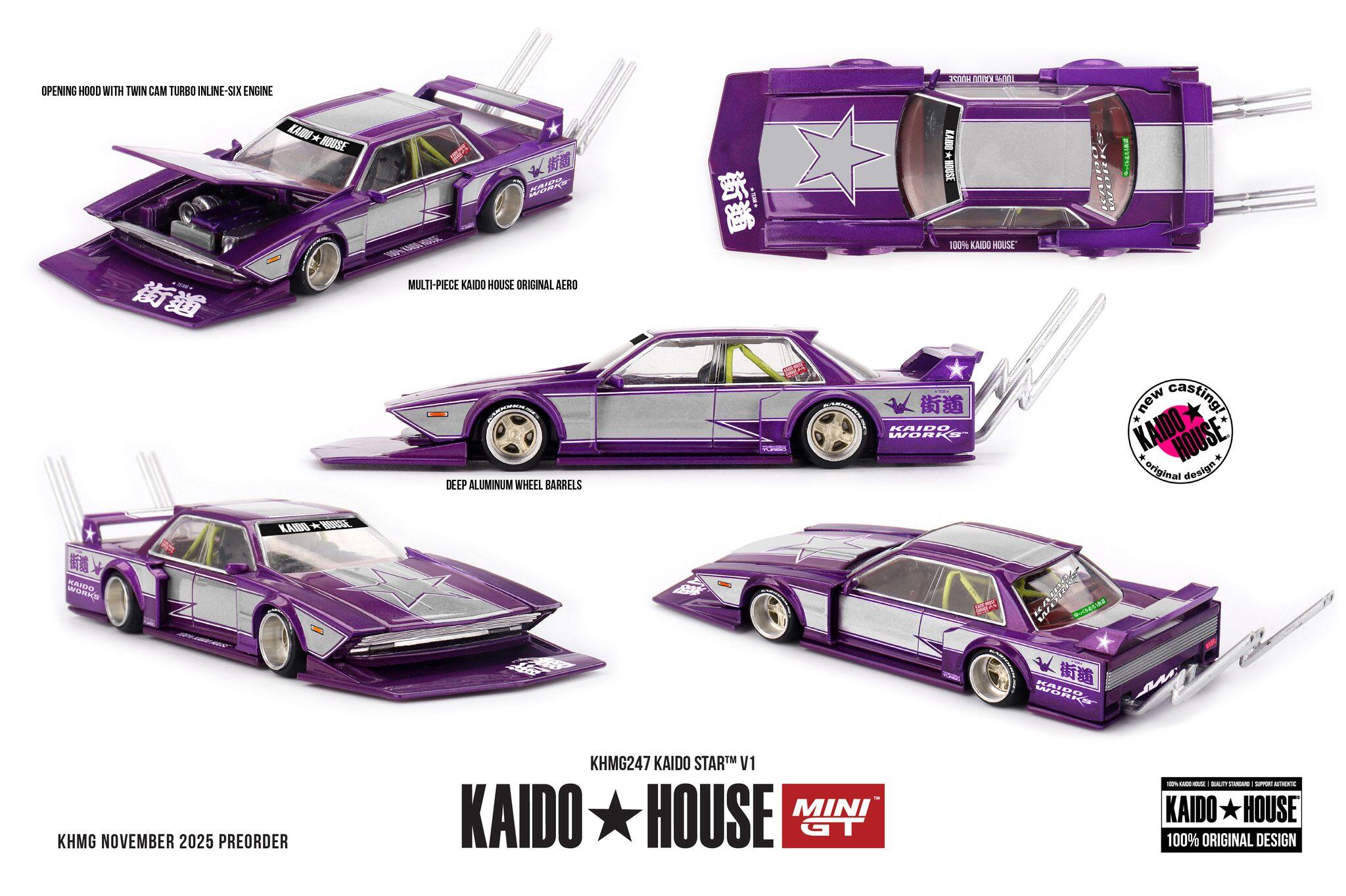[Disponible en précommande] Kaido★House / Mini GT - #KHMG247 - KAIDO STAR V1 - 1/64