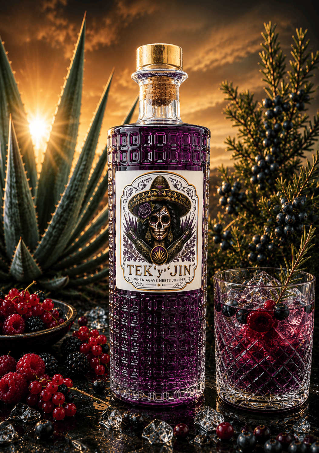 Tek'y'jin 40% 70cl Violet