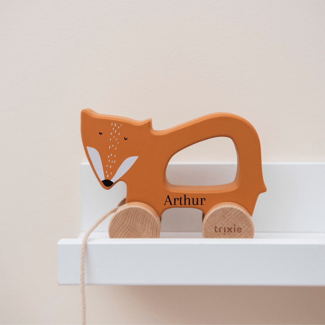 Ziehspielzeug aus Holz: Mr Renard