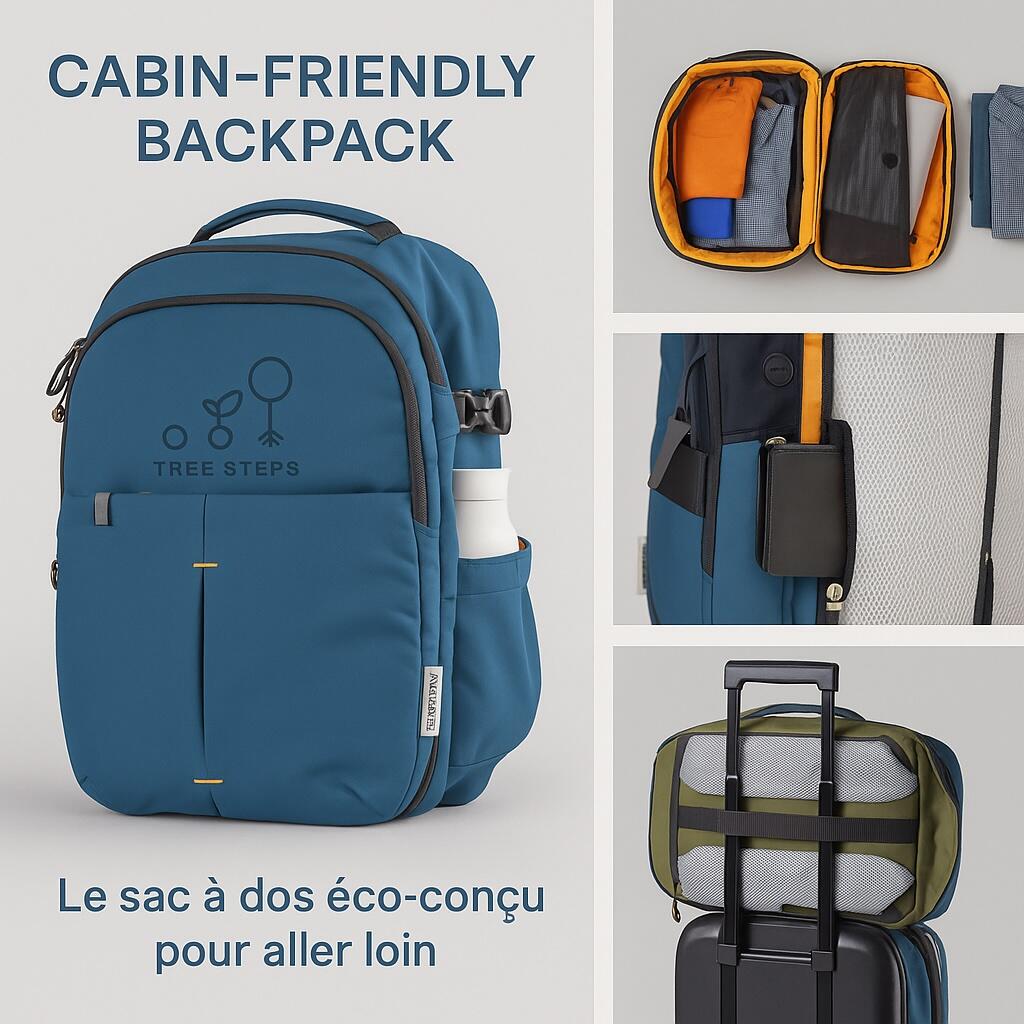 Cabin-size backpack 21L – Lightweight, functional and durable