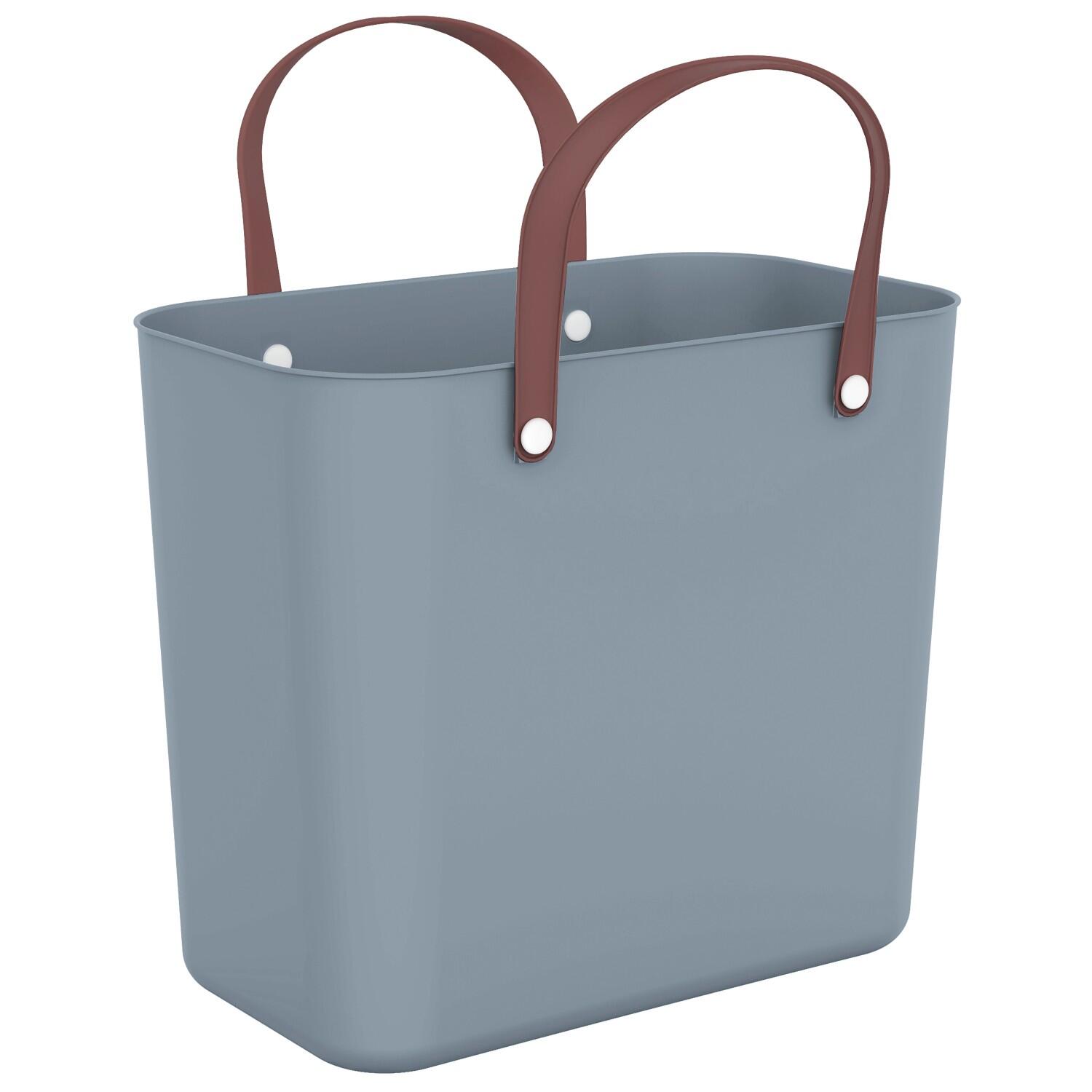 Rotho Einkaufskorb 25 L Albula misty blau 