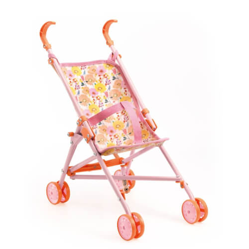Djeco Poussette de poupee Flowers 54 cm Letzshop