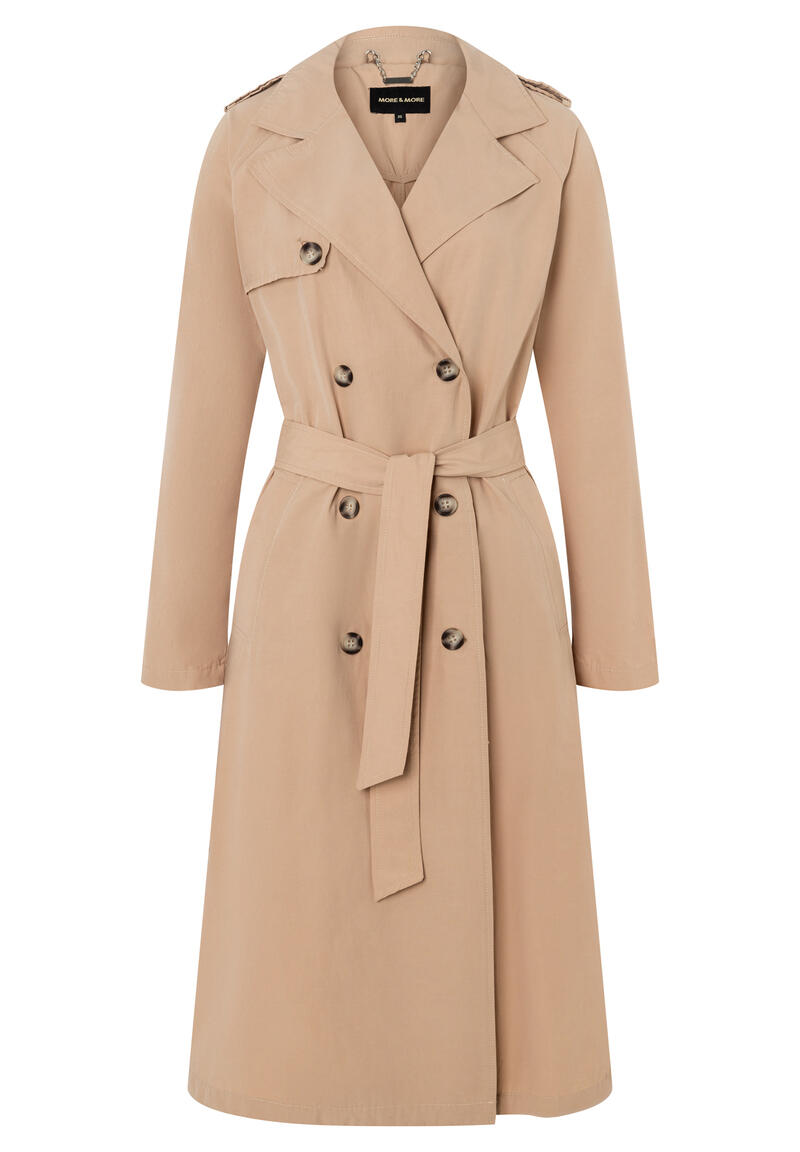 Trenchcoat aus Baumwolle und Nylon