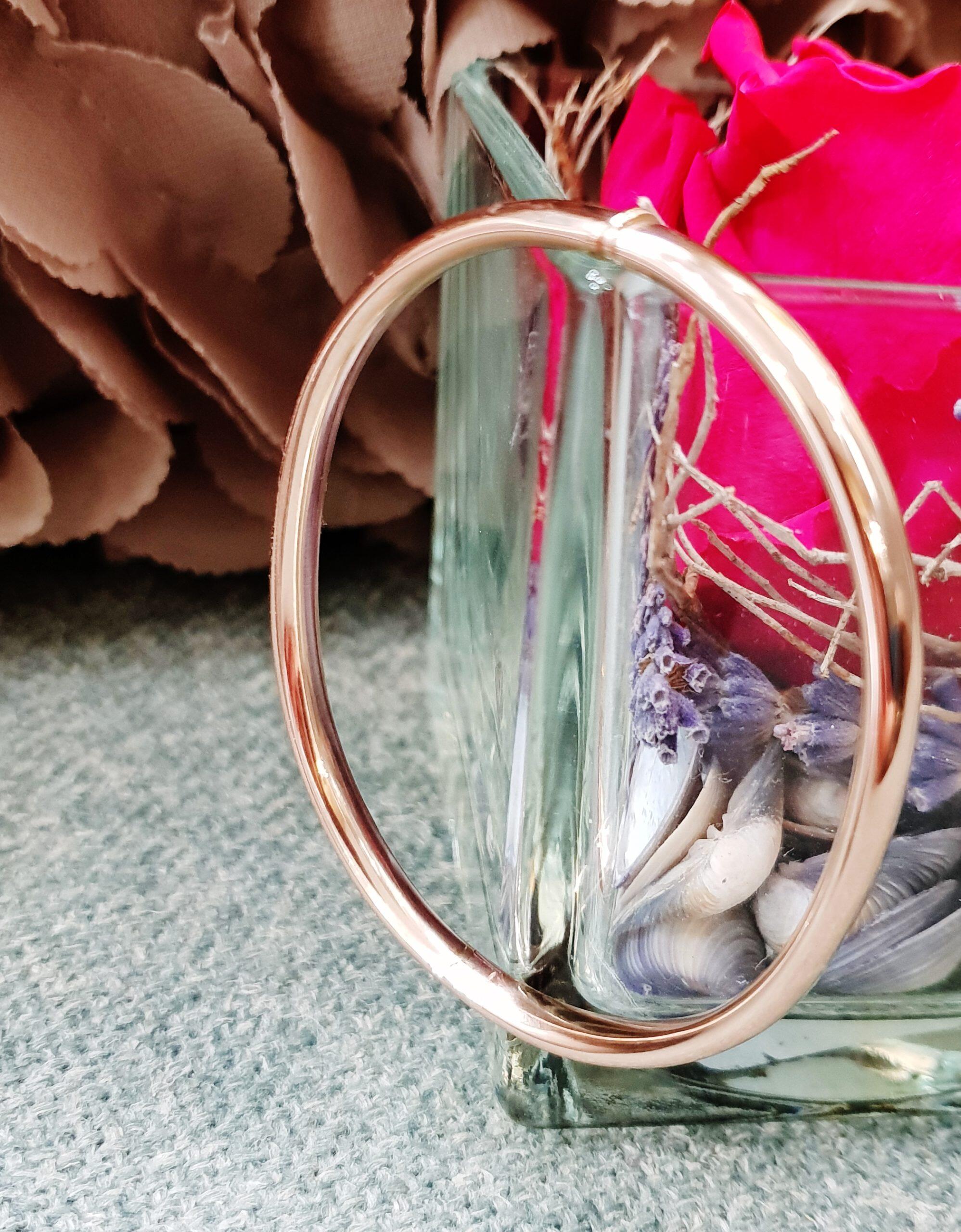 # Starres Armband aus Roségold: Preis wie 399€ + 17gr Ihres Goldes