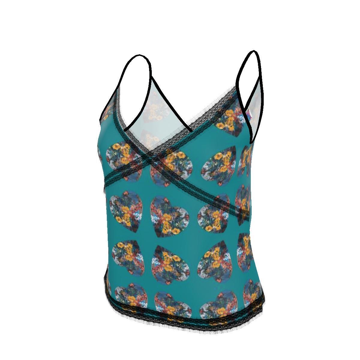 CamiTop with lace: Mystic Woods