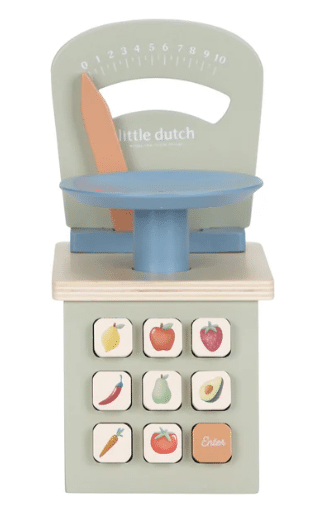 Little Dutch Wooden Balance Scale – Green – Essentials