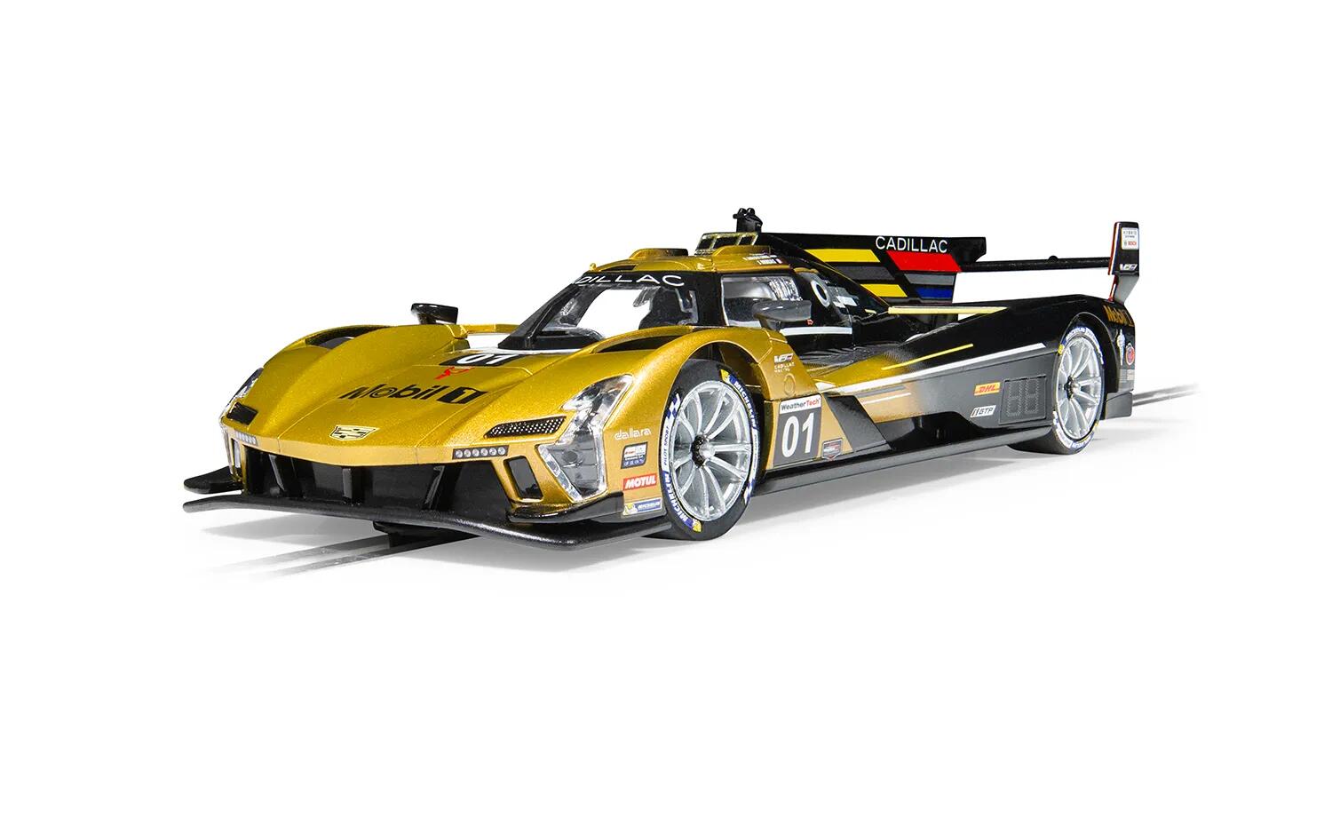 Scalextric C4586 Cadillac V-Series.R - Cadillac Racing No.01 - 12 Heures de Sebring 2024 or (DPR) - 1:32 Slotracing