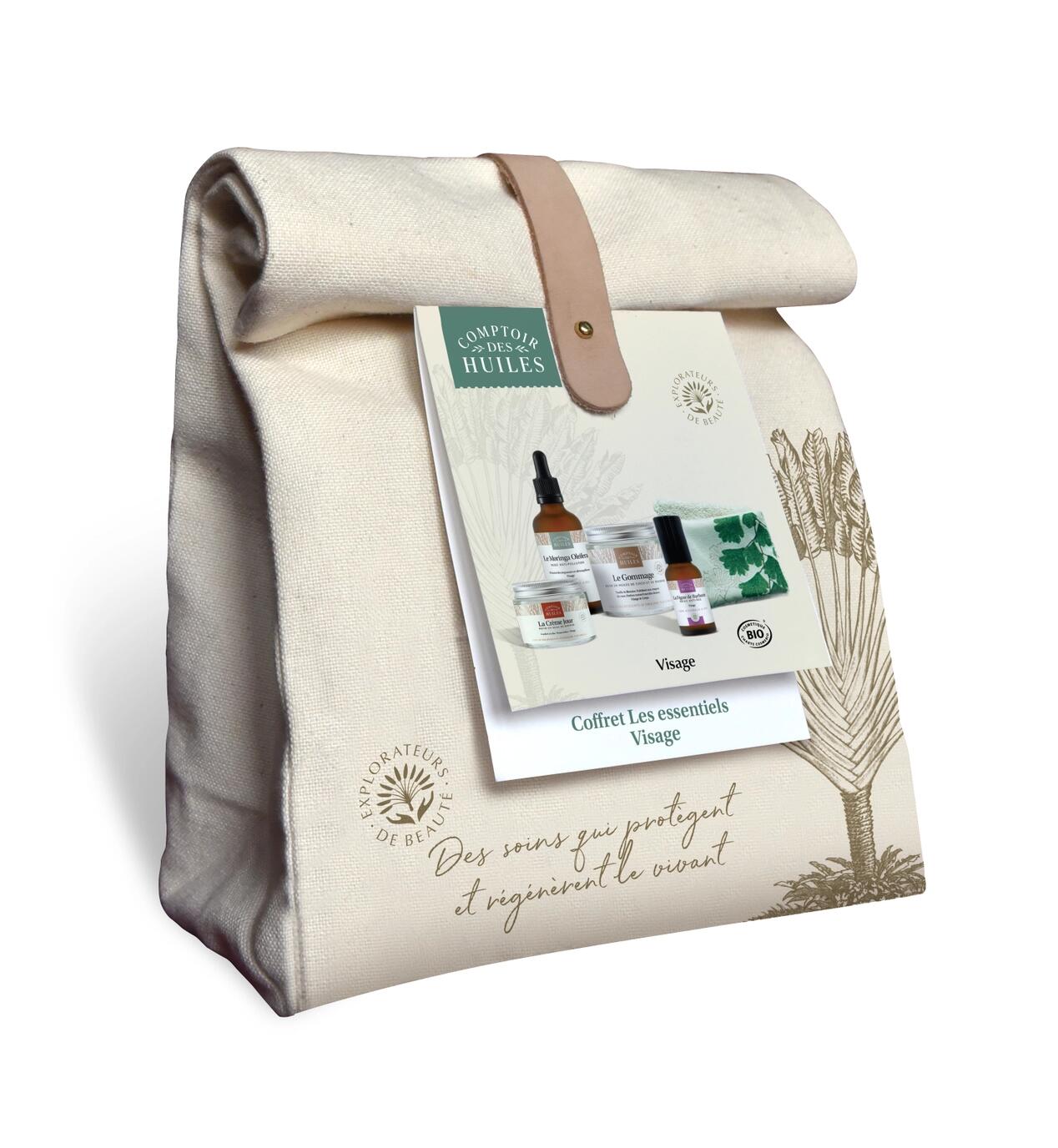 Natur- und Bio-Geschenkset: Les Essentiels Visage (5 Produkte)