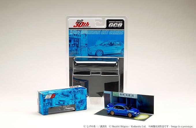 Hobby Japan - #HJDMD011 - Subaru Impreza / Initial D - INITIAL D 30th Anniversary - Blister Package Series - 1/64