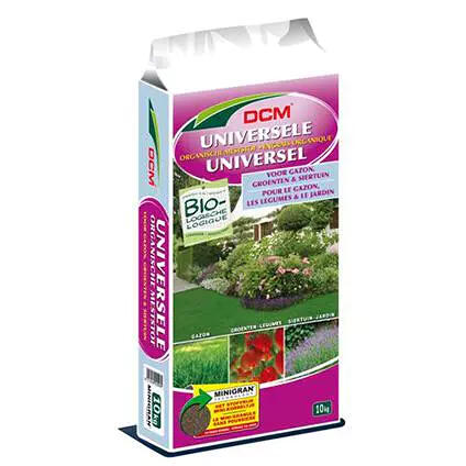 DCM Meststof Gazon Pur – Engrais Gazon 10 Kg – Pour Un Gazon Vert Dense Et Résistant
