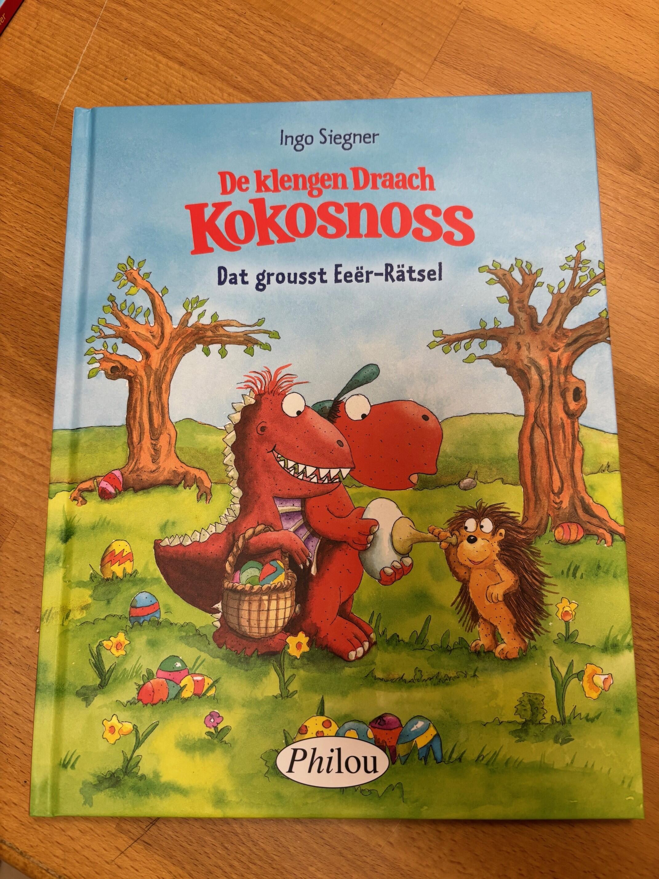 De klengen Draach Kokosnoss - Dat grousst Eeër - Rätsel