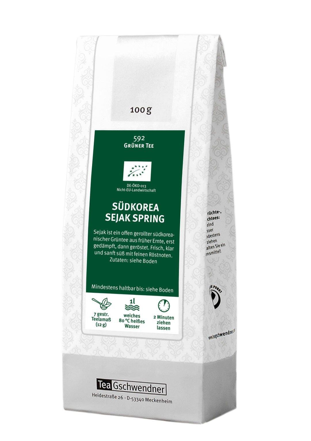 592 - Green tea - South Korea Sejak Spring BIO