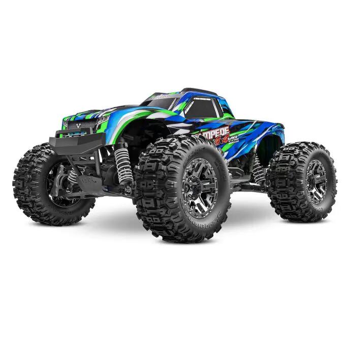 Traxxas 90376-4-GRN Stampede 4X4 VXL HD TQi TSM 4WD Brushless Electric Monster Truck green 1:10 RC