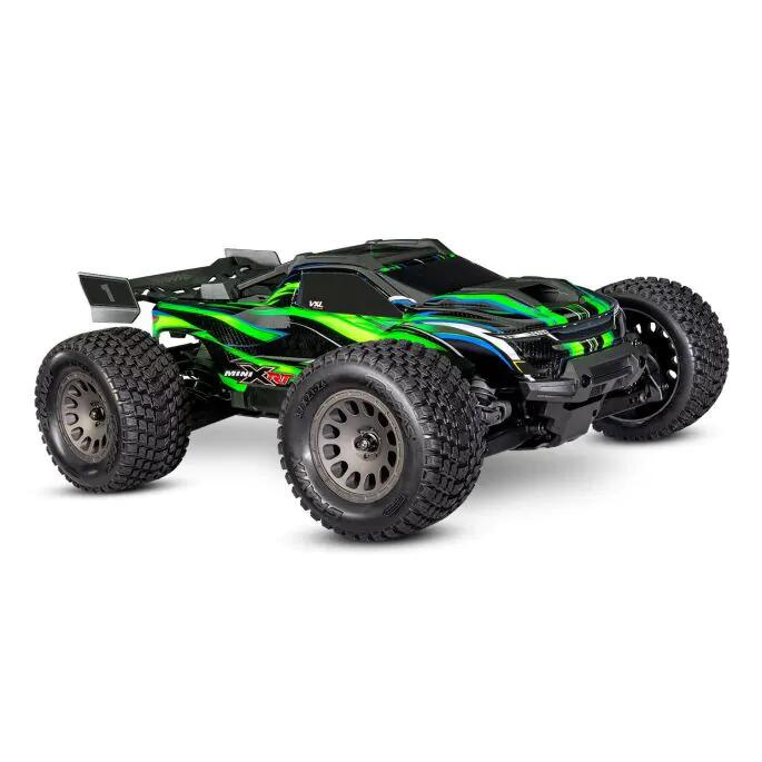 Traxxas 108076-1-GRN Mini XRT VXL incl 2S Lipo battery & USB charger Orange 4WD Electric Truck Green RC RTR