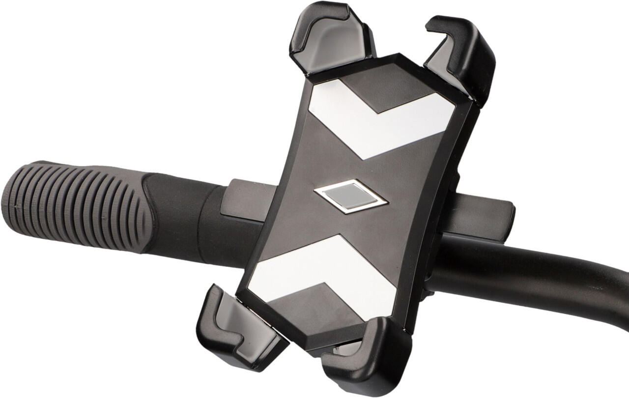 Fischer Fiets smartphonehouder siliconen 360°, beveiligt de smartphone van alle kanten, eenvoudig te monteren, zwart, 1 stuk