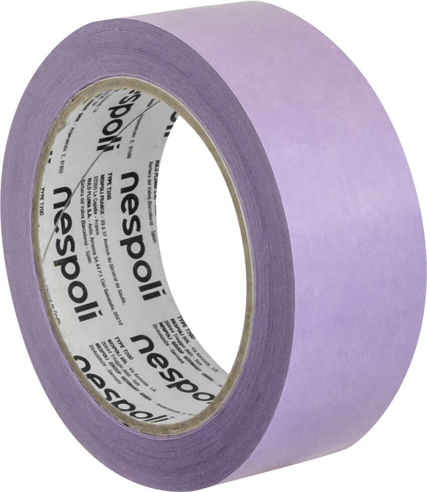 Nespoli flat masking tape PreciMask 38 mm x 50 m purple