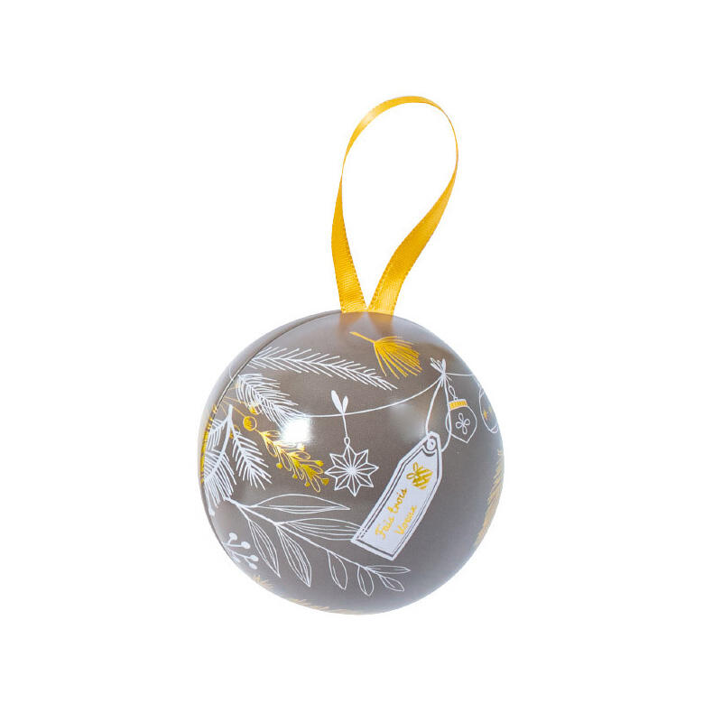 Weihnachten - Christbaumkugel aus Metall, 40 g / LU-BIO-06