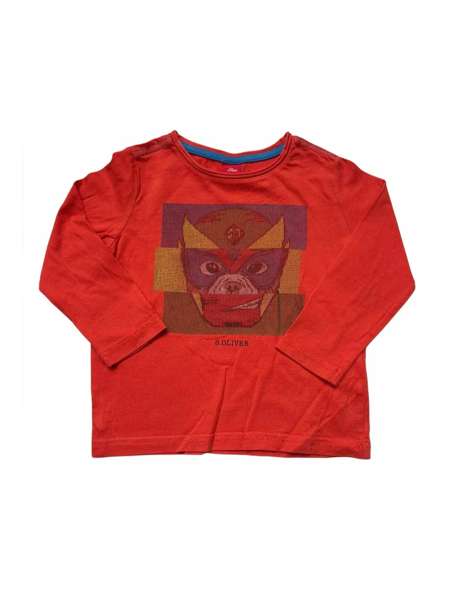 s.Oliver T-shirt rouge (92 / 98)
