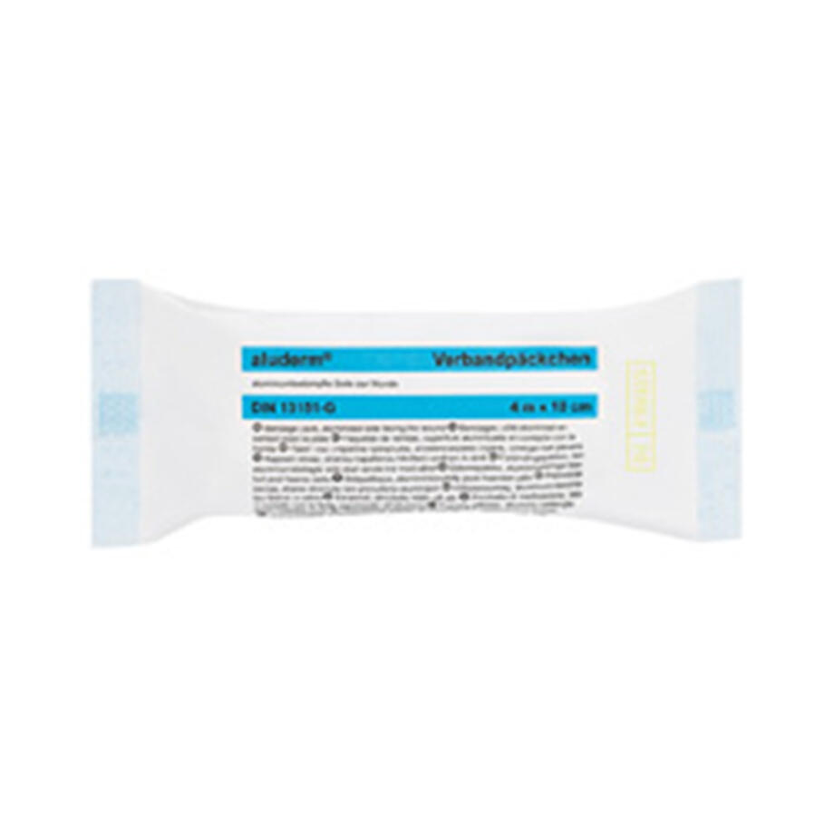 Paquet de pansements Aluderm,  grand 10 x 12  Bande elastique environ 4 m x 10 cm