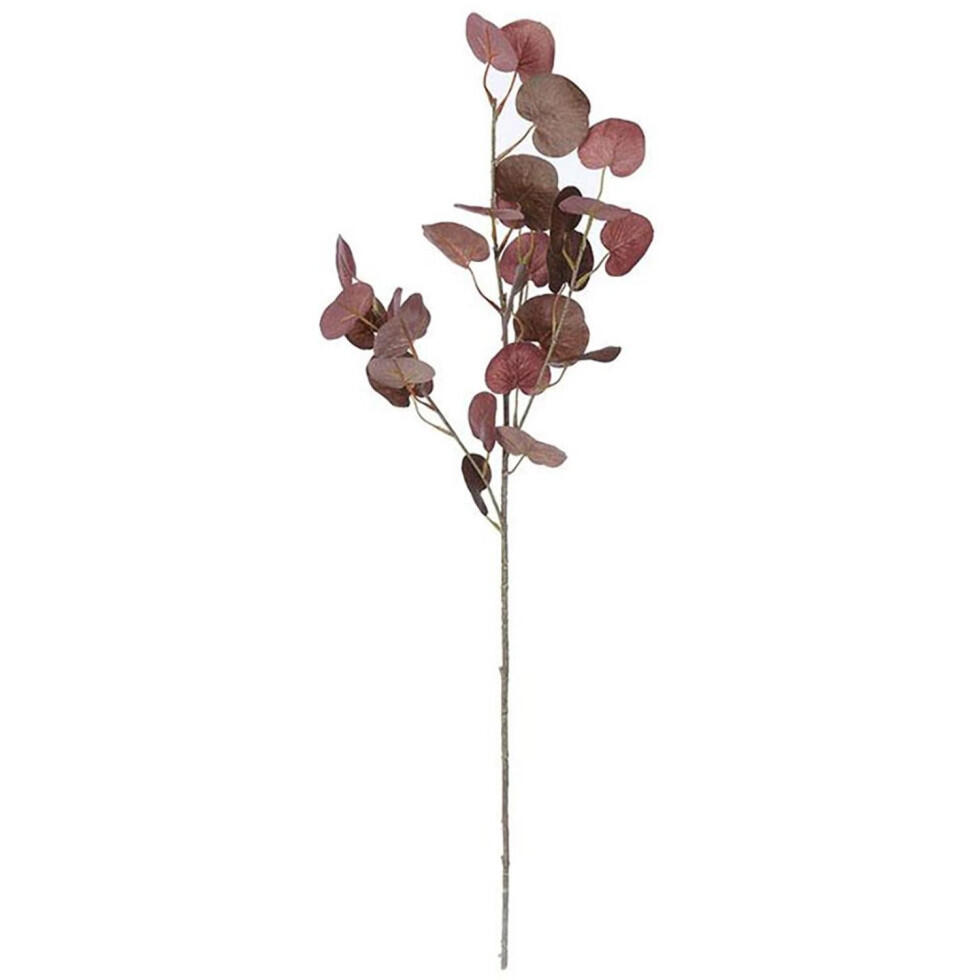 Mica Decorations artificial plant eucalyptus branch 73 cm brown