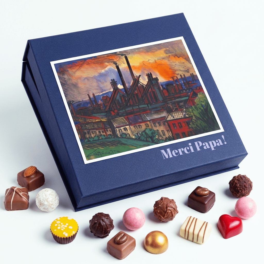 Bunte Vatertag's Pralinen: Luxembourg Art Edition