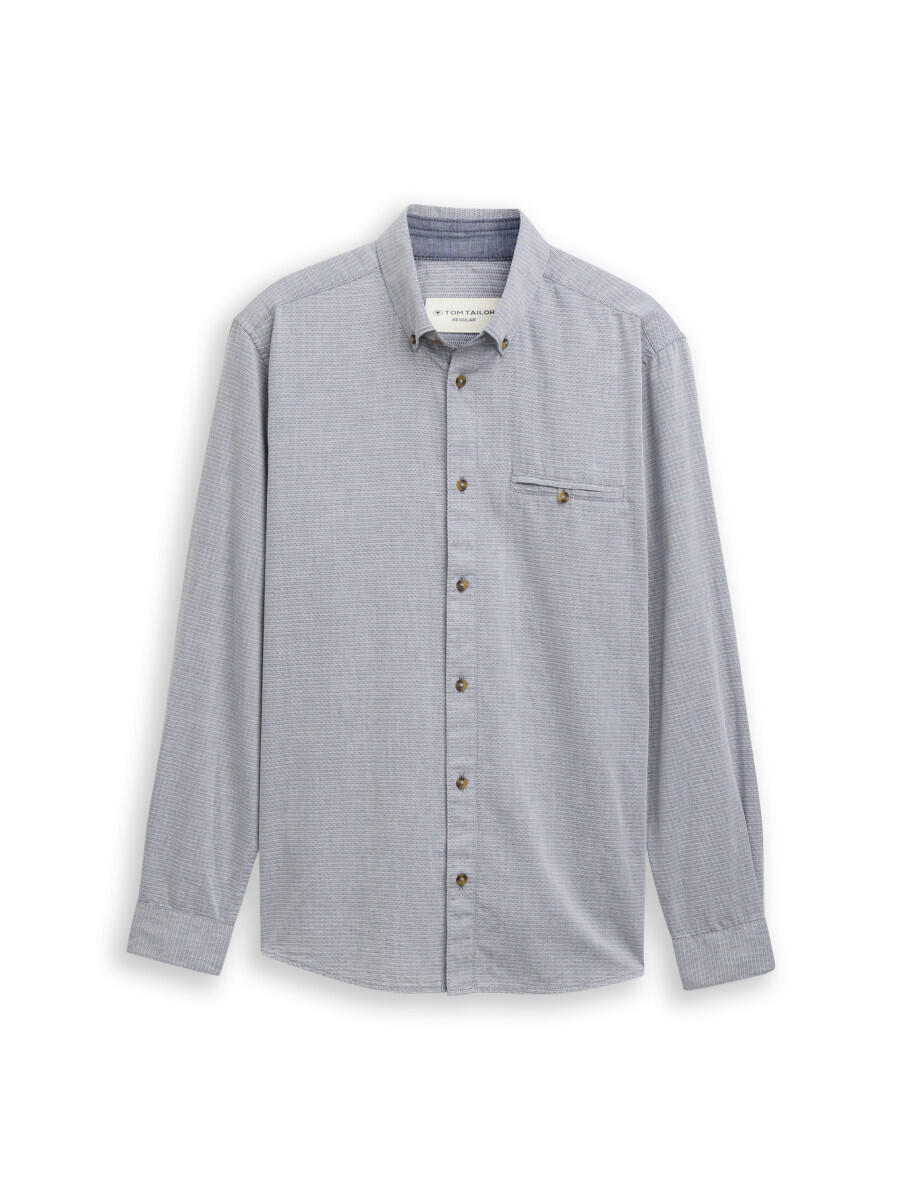 Regular Fit Hemd aus Baumwolle