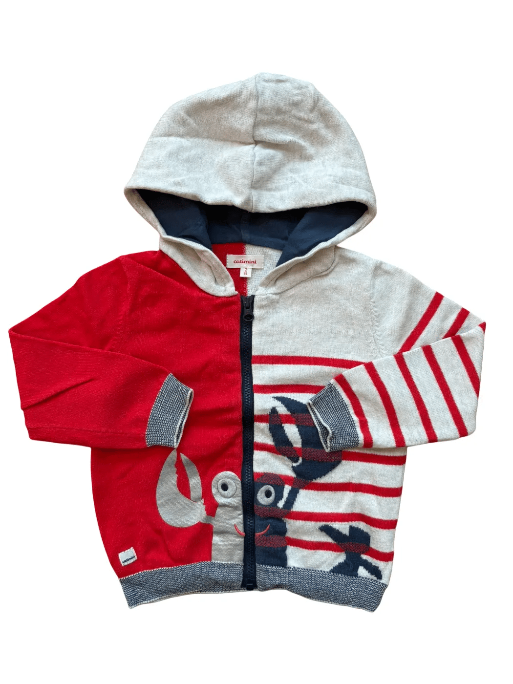 Catimini Lobster Kapuzen-Cardigan (2Y / 86)