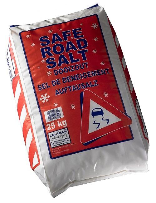 ZOUTMAN 100 sacs de sel de déneigement 10 kg.