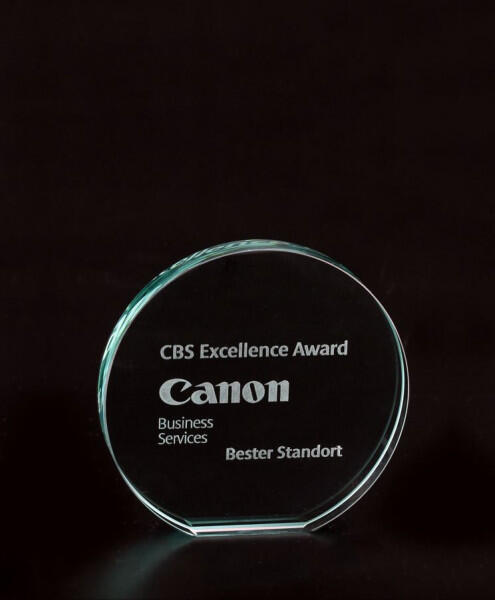 Budget Glass Award 79672 C, 135x140mm including engraving, available in 3 sizes