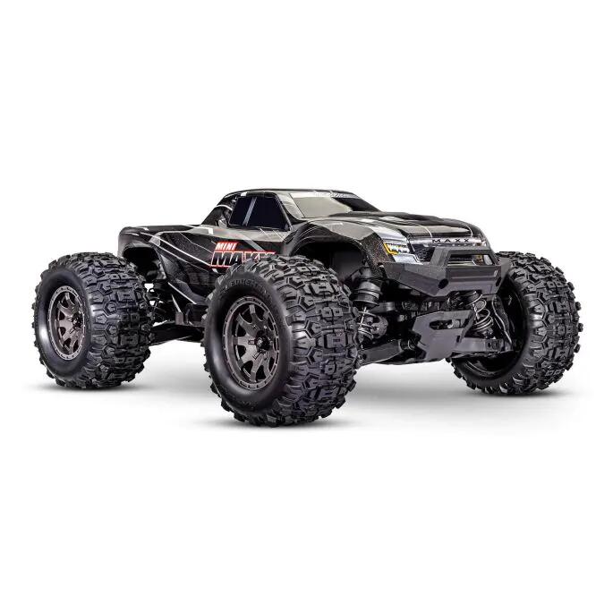 Traxxas 107154-1-BLK Mini Maxx BL-2s incl Lipo battery & USB charger 4WD Electric Truck Black RC RTR