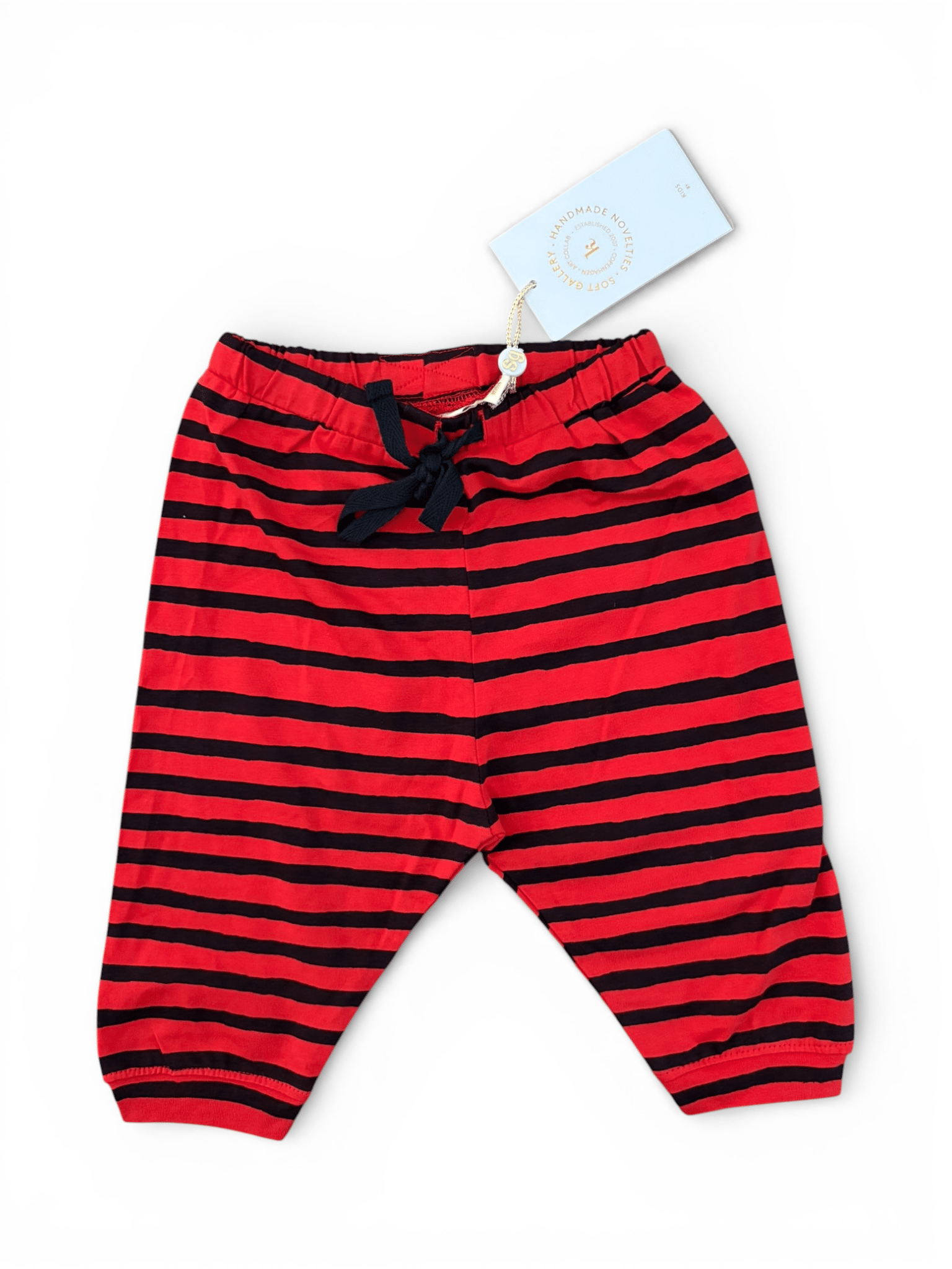 Soft Gallery Rot-Schwarz gestreifte Hose (3 Monate)