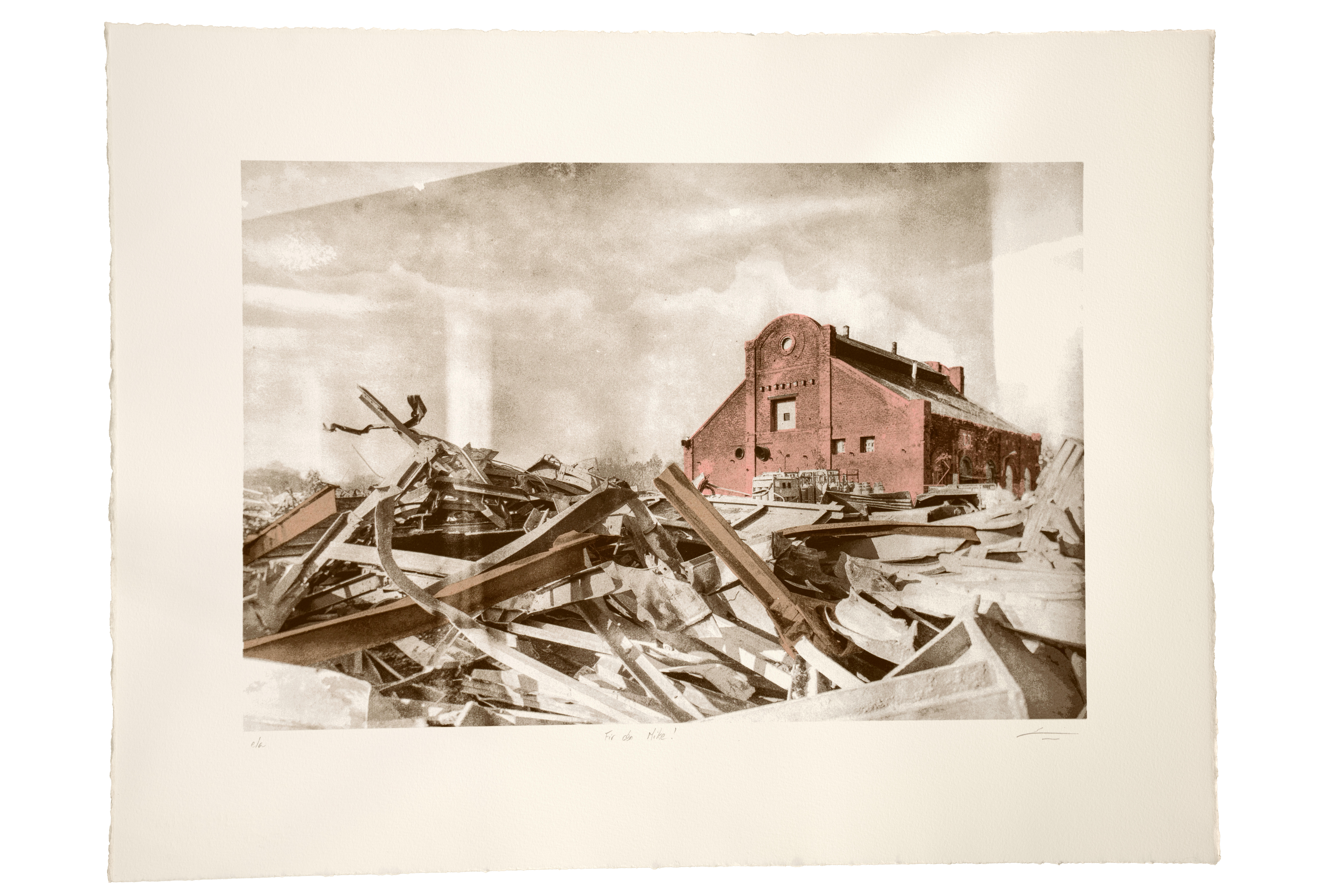 South Luxembourg No. 2, Emile Hengen - Serigraphy, Art Silkscreen Print