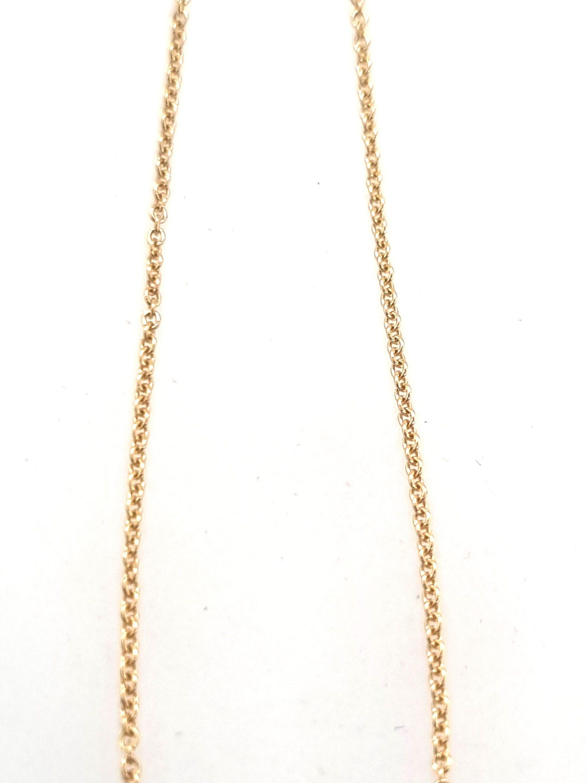 18K Yellow Gold Chain - 42 cm