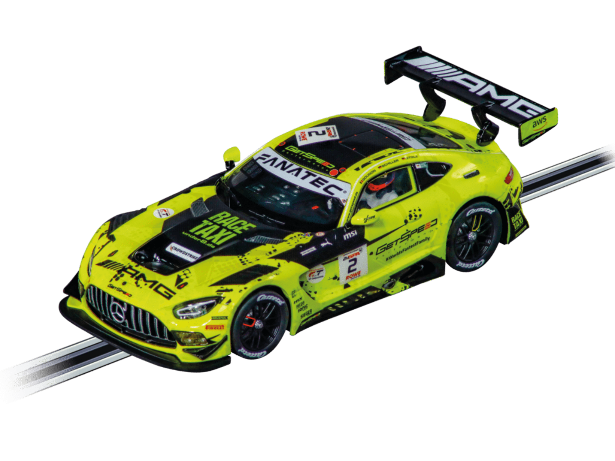 Carrera 20032063 Mercedes-AMG GT3 Evo 'Getspeed, No.2' 24H Spa 2024 Digital 132 - Slotracing