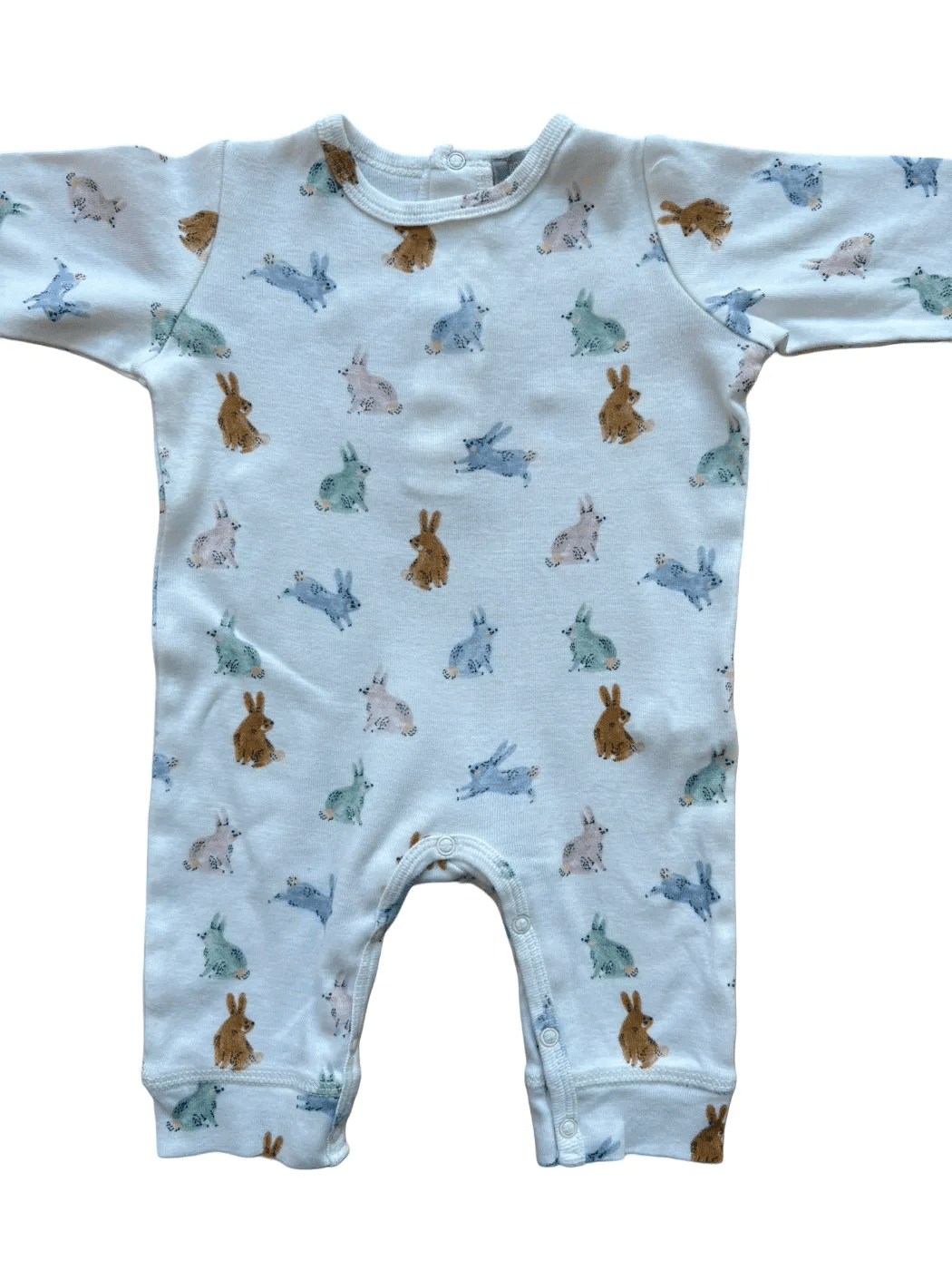 Bout'chou White Bunny Romper (3M)