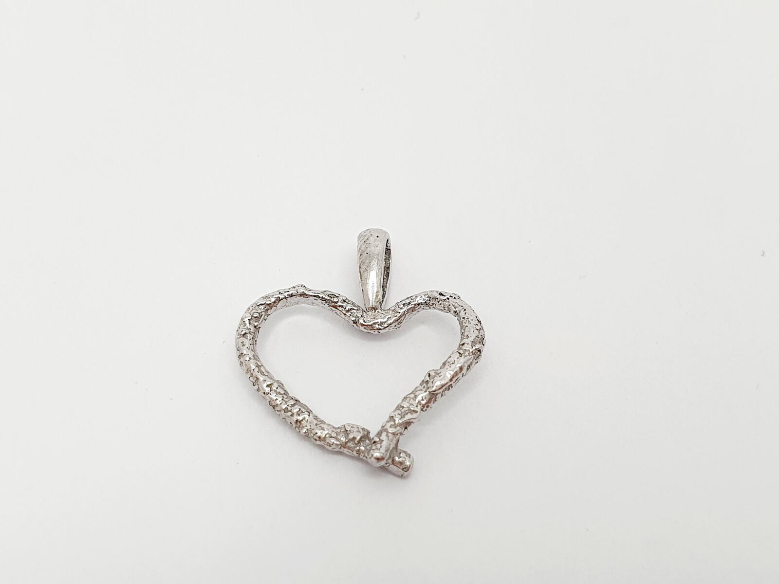 # Pendentif coeur argent