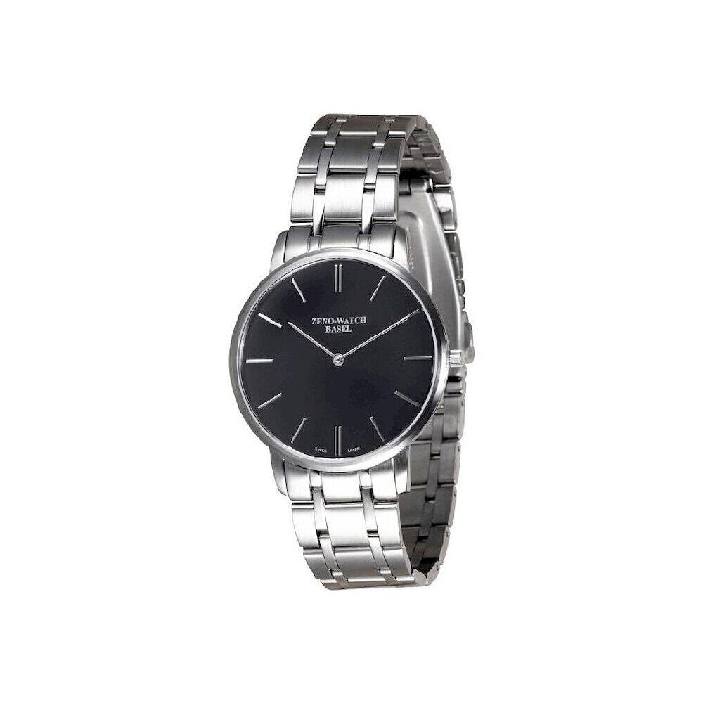 Zeno-Watch - Armbanduhr - Herren - Chrono - Flat Flatline 2 black - 6600Q-c1M