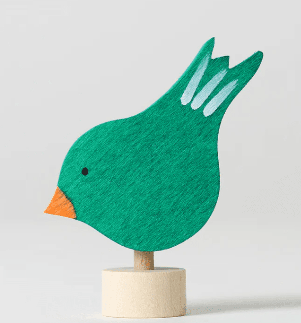 Grimms Steckfigur pecking bird