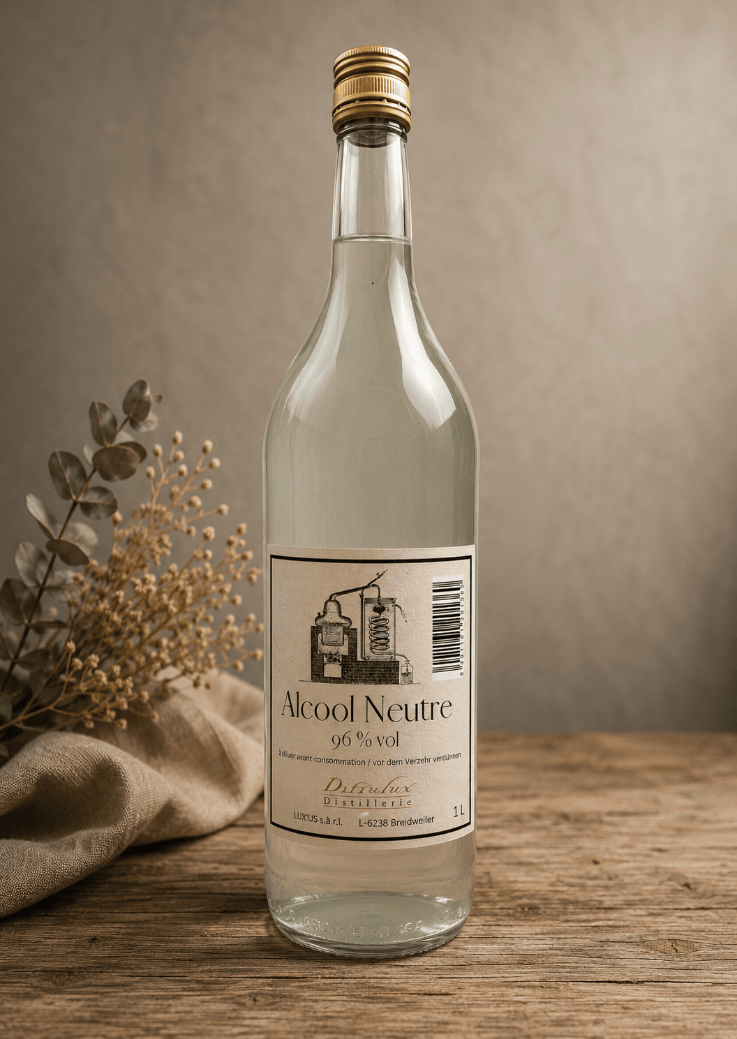 Alcool neutre à 96 % 1 L