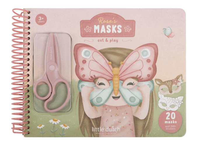Little Dutch Scrapbook with scissors – Rosa's Masks