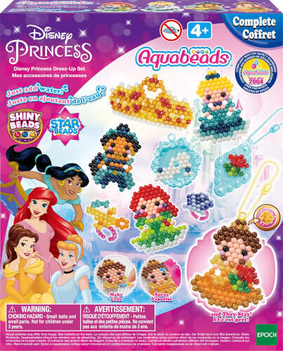 Princesses Disney Aquabeads  Animaux en perles, Schémas de bijoux en  perles, Perles d'eau
