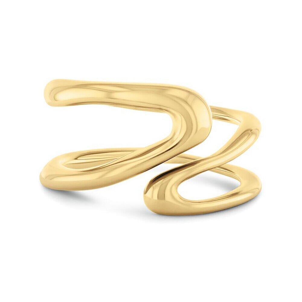 Calvin Klein - 35000752D - bague - femme - plaqué or jaune - Taille 56
