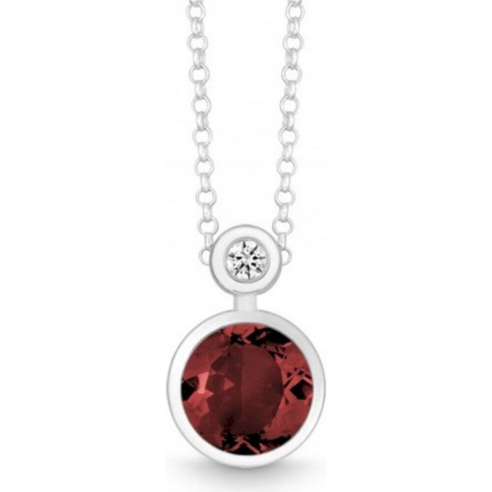 QUINN - Necklace - Women's - 925 Sterling Silver - Wess. (H) / piqué - 027393963