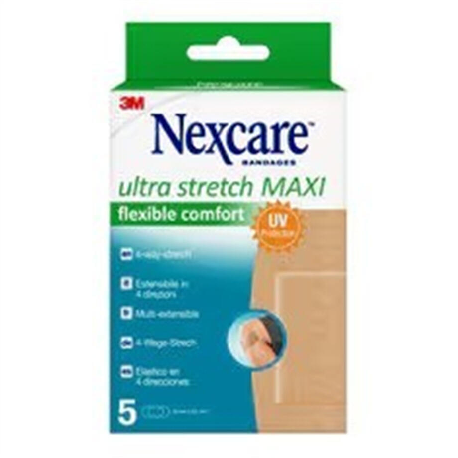 Nexcare Flexible Comfort Ultra MAXI, 50 x 101 mm , 5/ boite