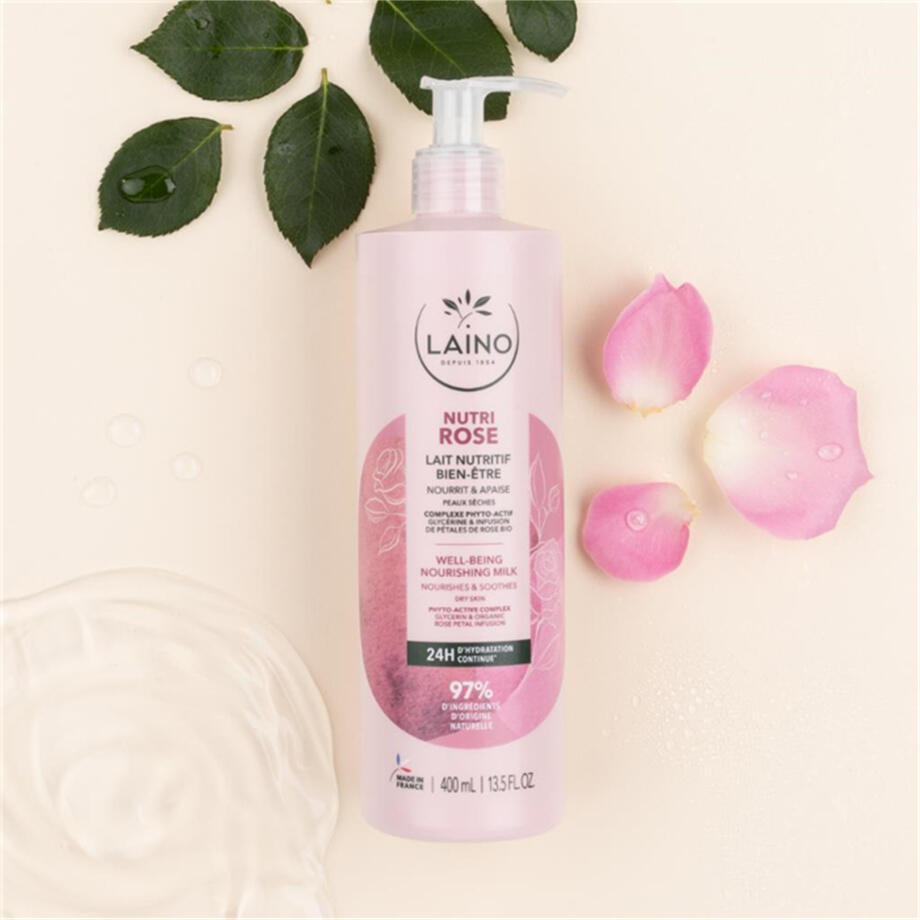 Lait Nutritif Pétale de Rose, 400 ml
