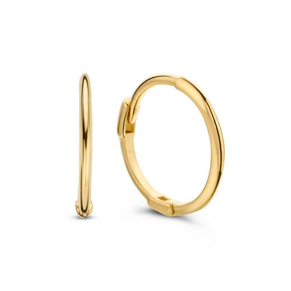 Jackie Gold - JKE20.039 - Earrings - Women's - 14k yellow gold - Plain Hoops - 12mm
