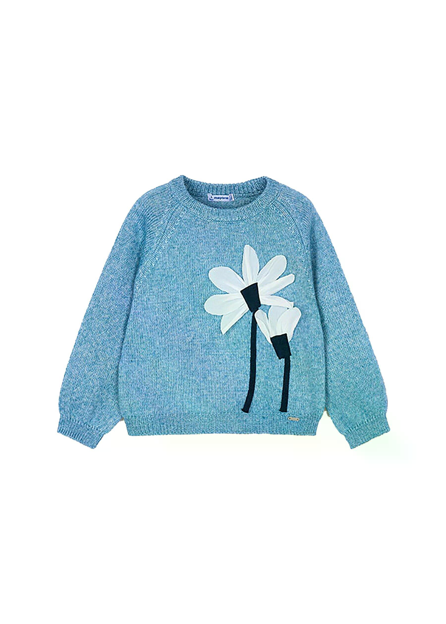 Flower applique jersey